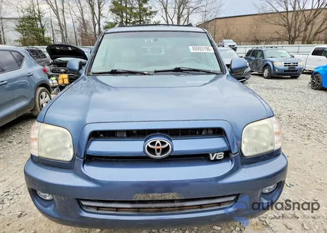 2007 Toyota Sequoia Sr5 из США, поврежденный, VIN 5TDBT44A07S287440